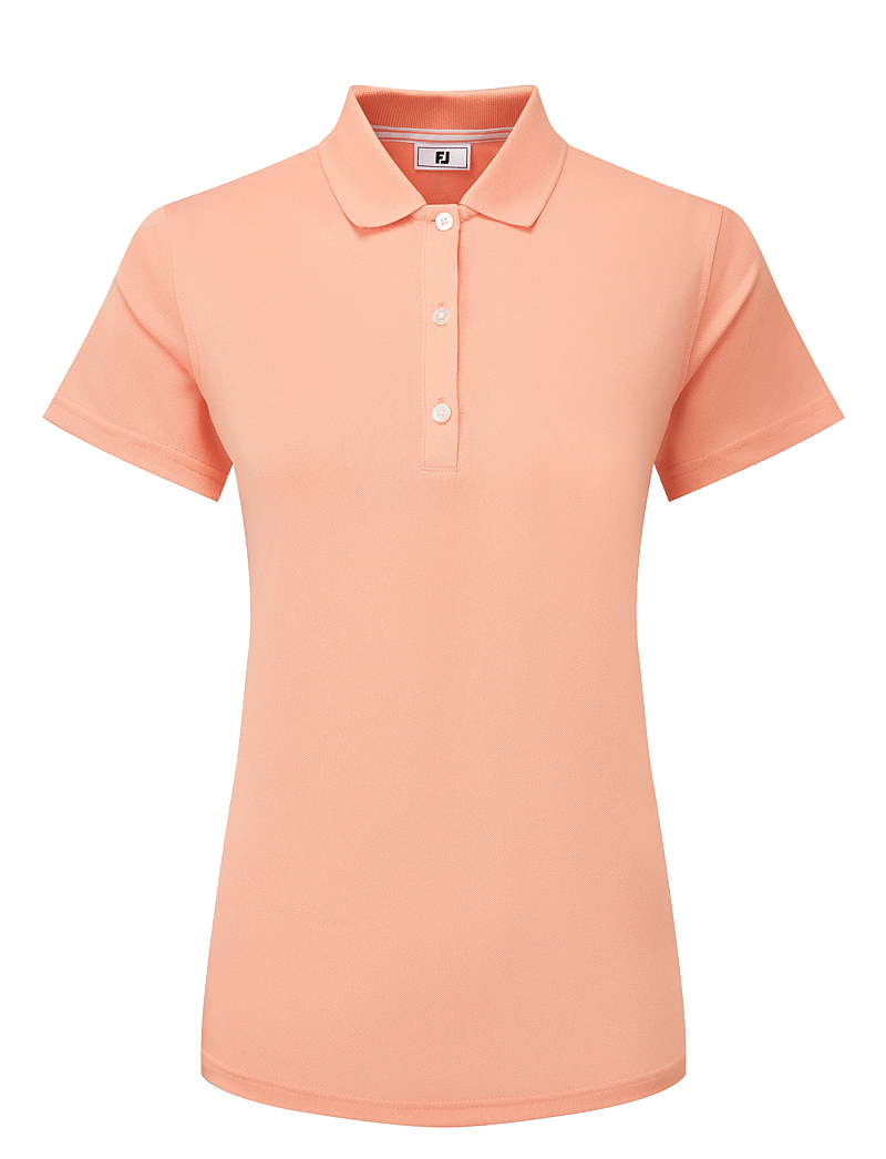 FootJoy - Stretch Pique Solid - t-shirts - orange - 1