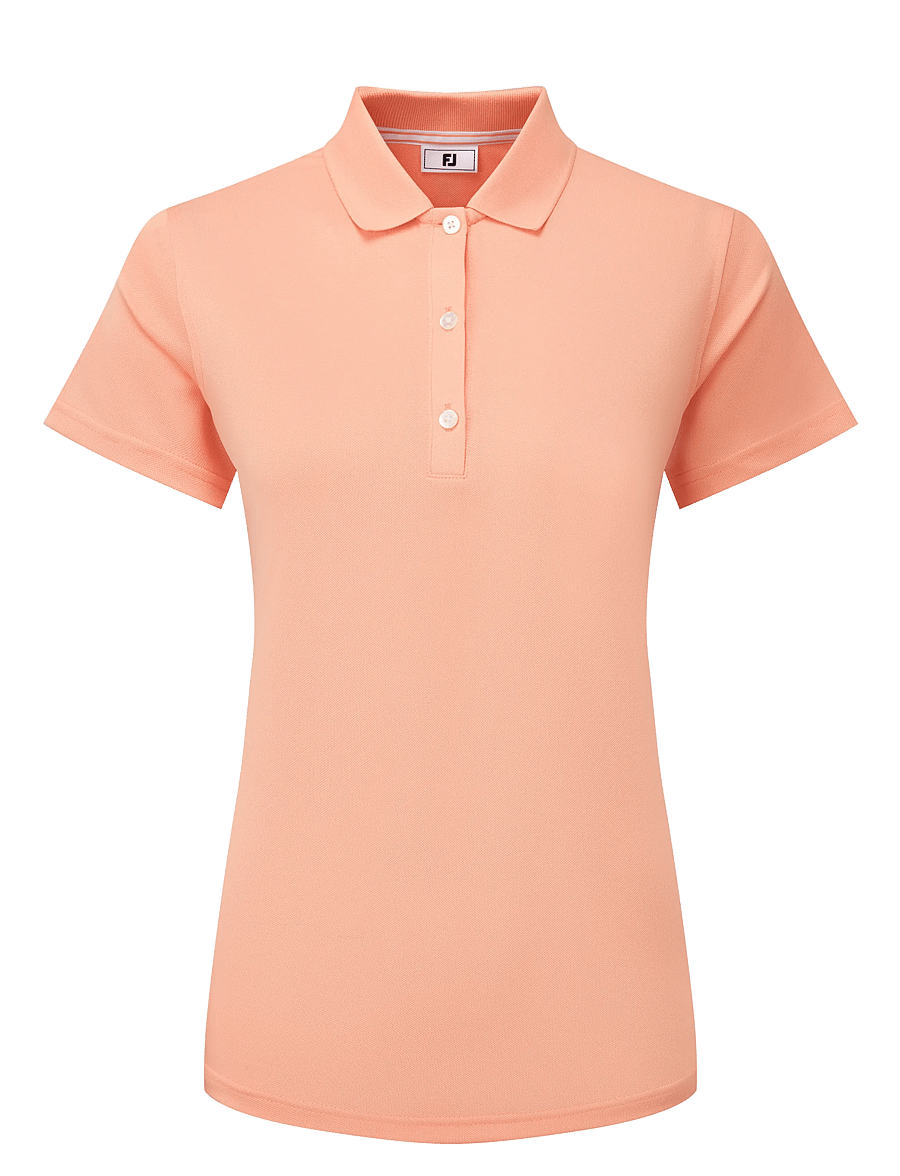 FootJoy - Stretch Pique Solid - toppe & t-shirts - orange - 1