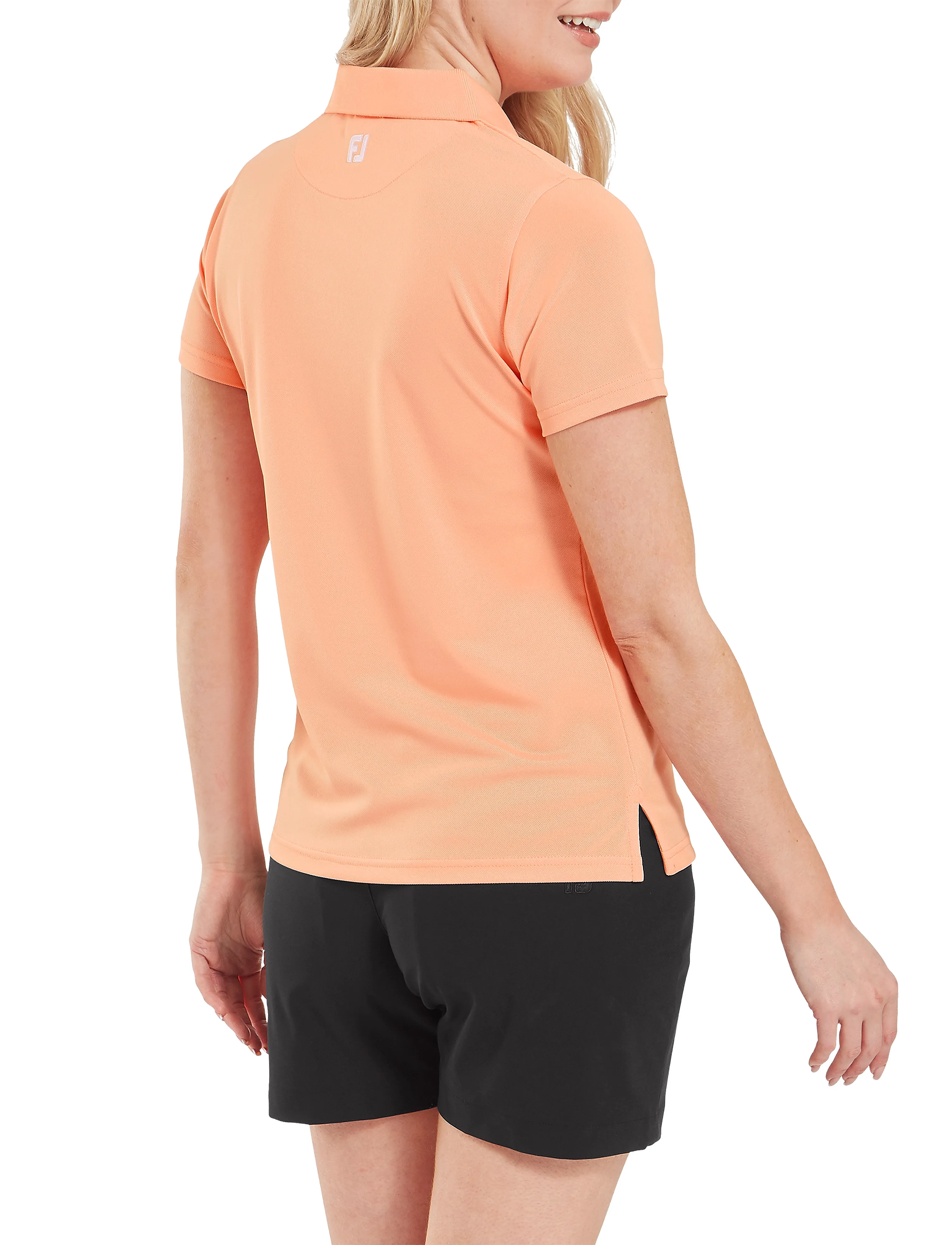 FootJoy - Stretch Pique Solid - crop tops - orange - 3