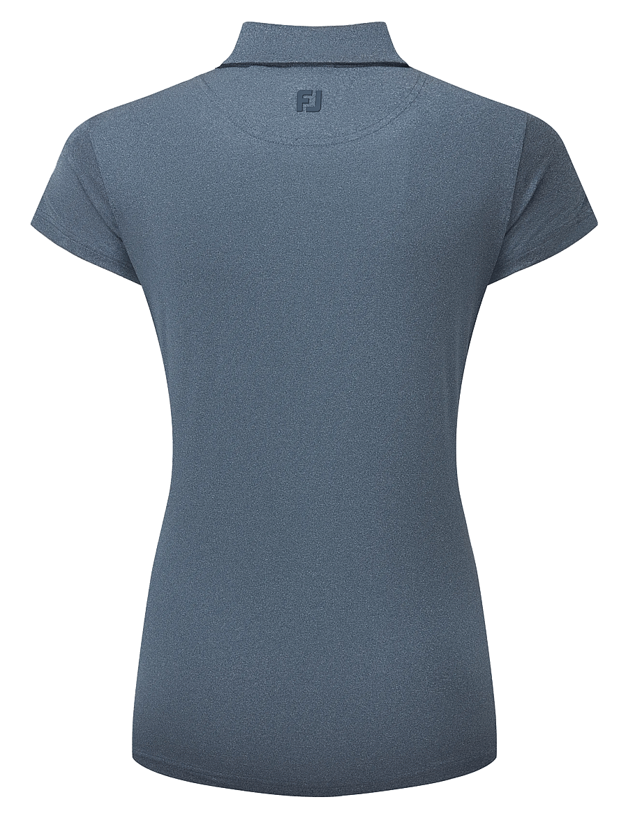 FootJoy - Cap Sleeve Lisle - crop-tops - navy - 2