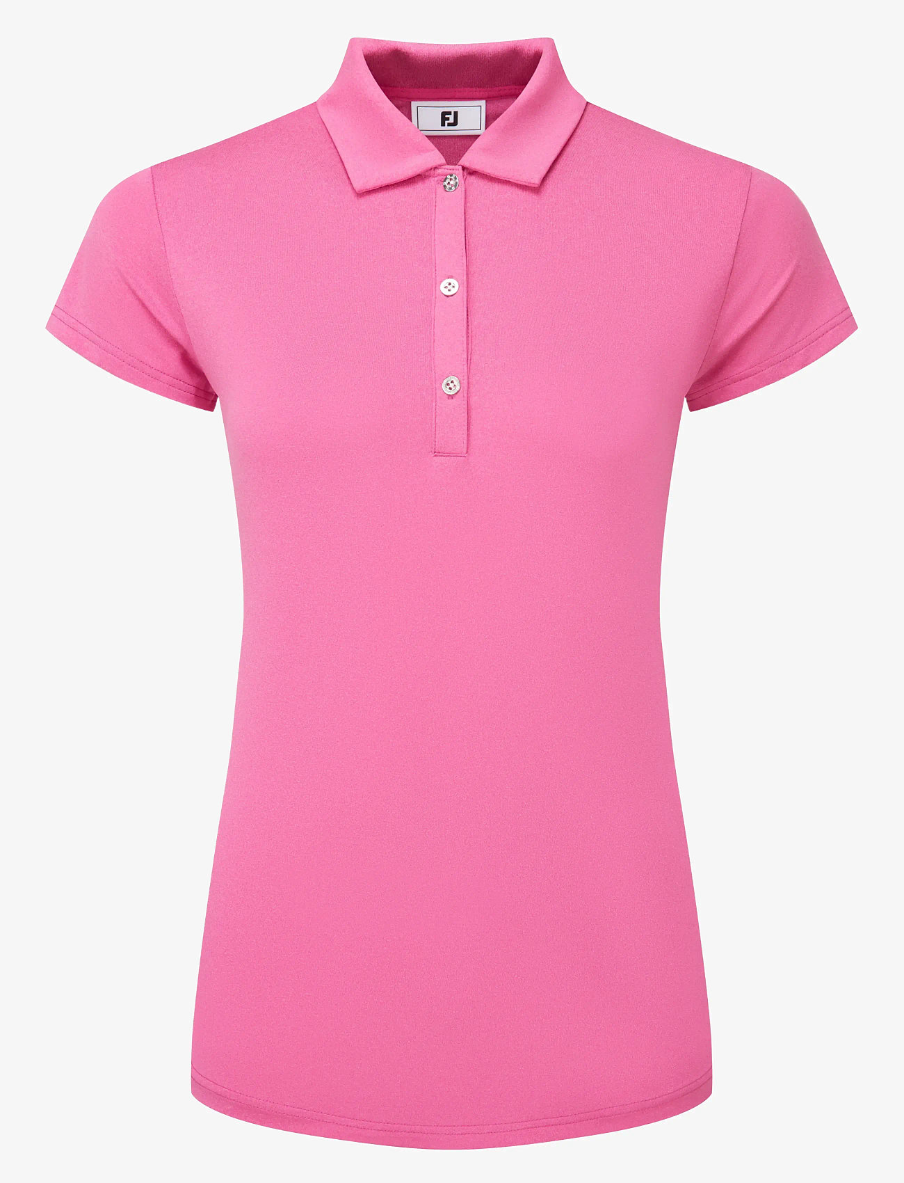 FootJoy - Cap Sleeve Lisle - crop-tops - pink - 0