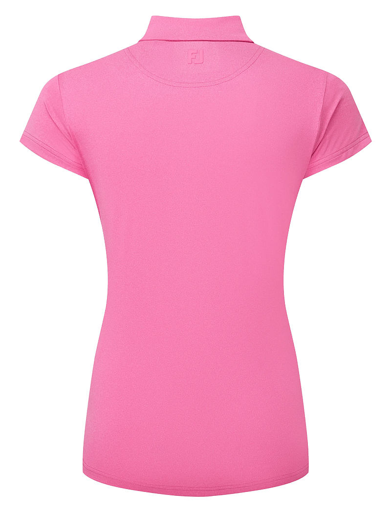FootJoy - Cap Sleeve Lisle - crop-tops - pink - 1