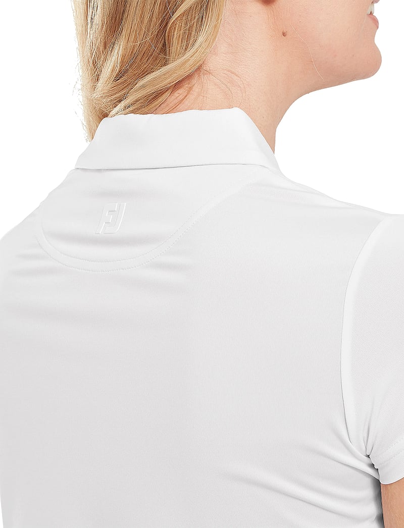 FootJoy - Cap Sleeve Lisle - crop-tops - white - 4