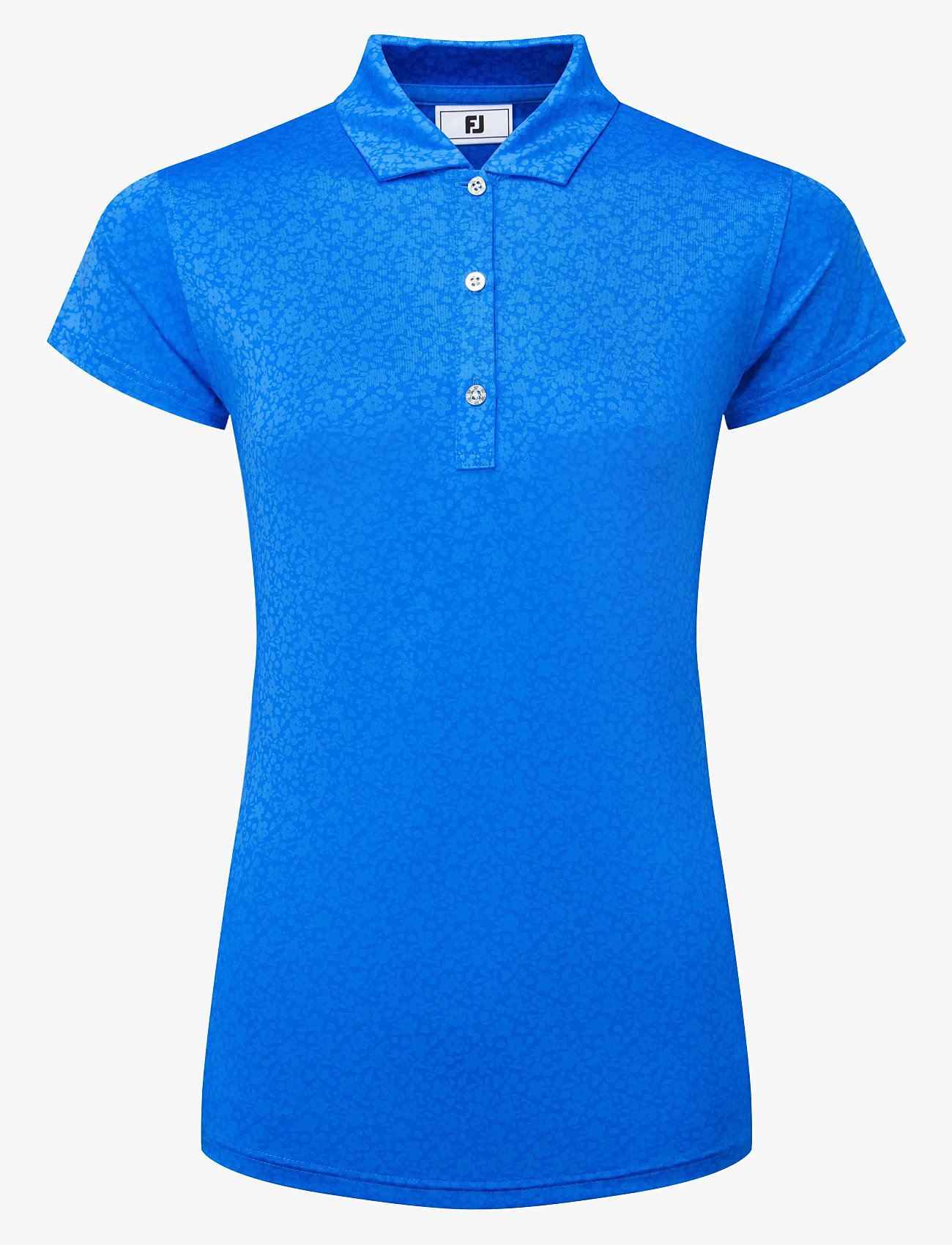 FootJoy - Painted Floral Cap Sleeve Lisle - t-shirts - blue - 1