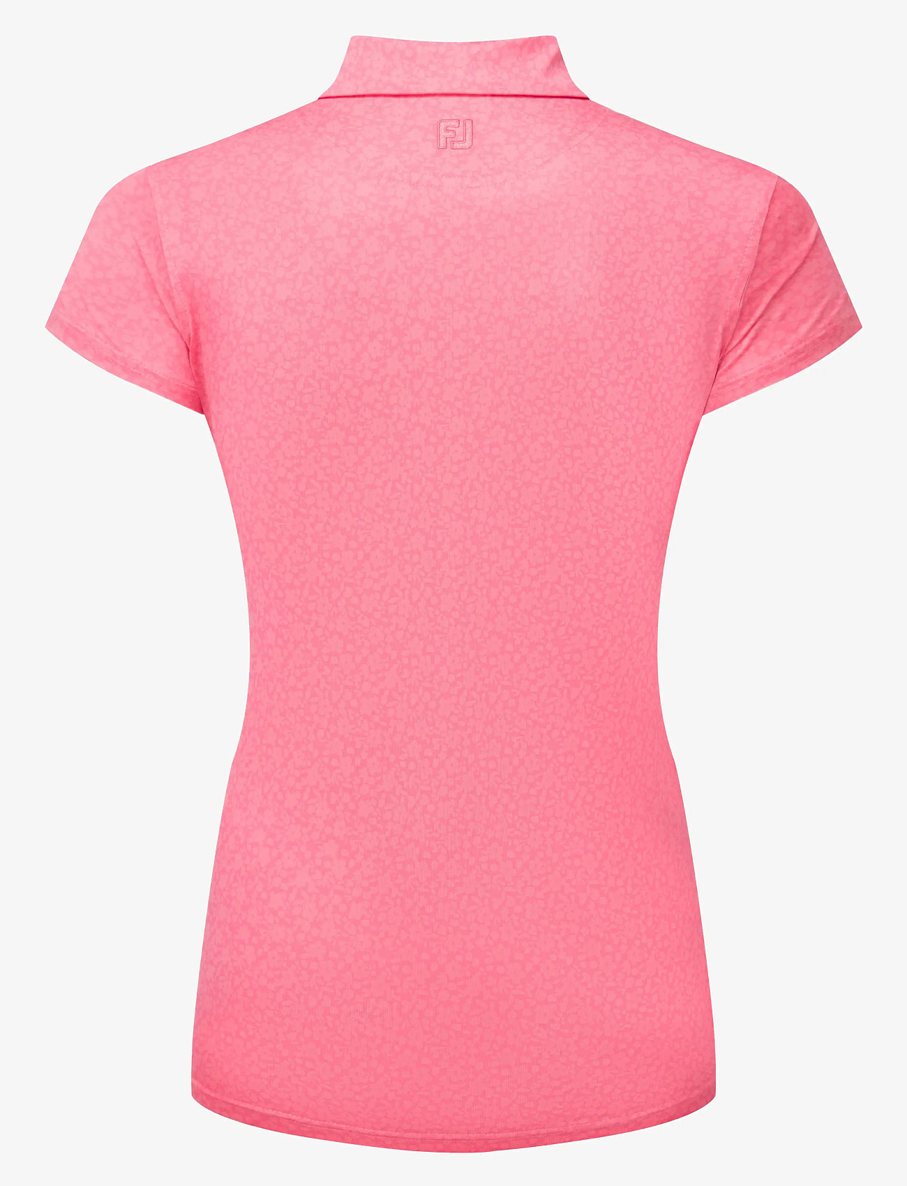 FootJoy - Painted Floral Cap Sleeve Lisle - t-shirts - pink - 2