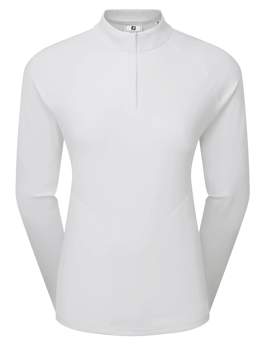 FootJoy - Half-Zip Midlayer - aluskihina kantavad rõivad - white - 1