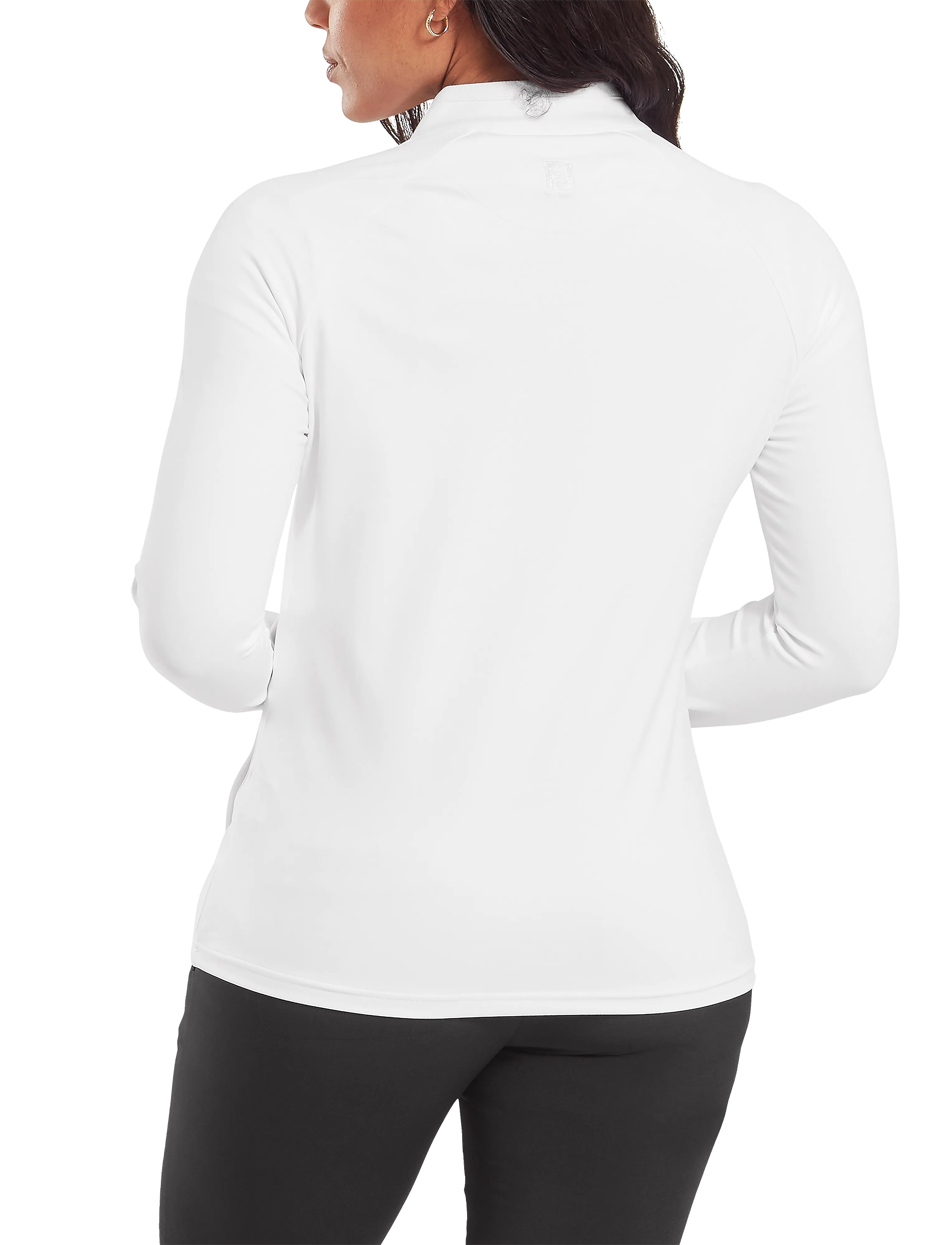 FootJoy - Half-Zip Midlayer - aluskihina kantavad rõivad - white - 3