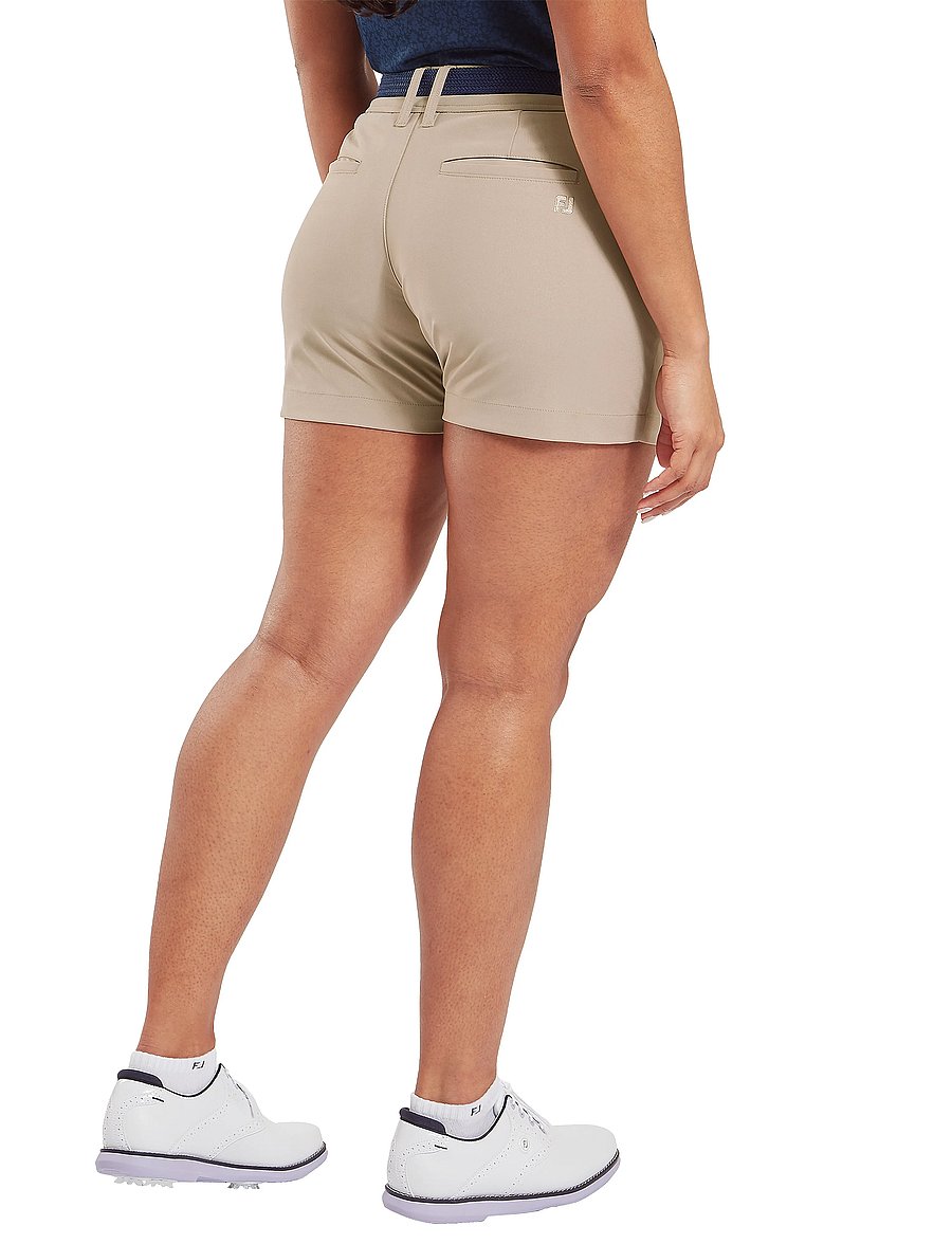 FootJoy - Women's Short - lühikesed golfiipüksid - beige - 3