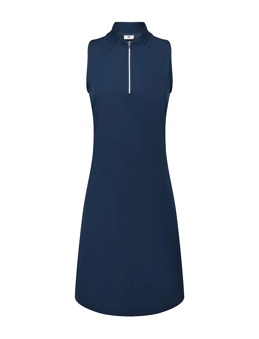 FootJoy - 1/4 Zip Sleeveless Dress - kleidid ja seelikud - navy - 1