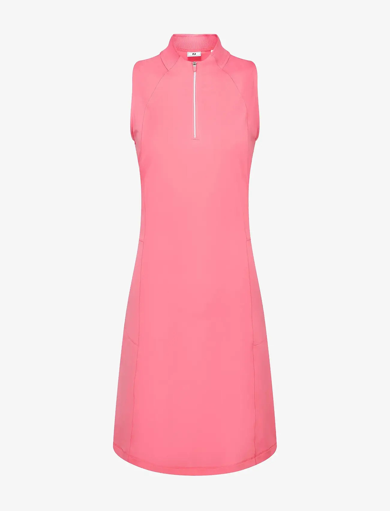 FootJoy - 1/4 Zip Sleeveless Dress - kjoler & nederdele - pink - 1