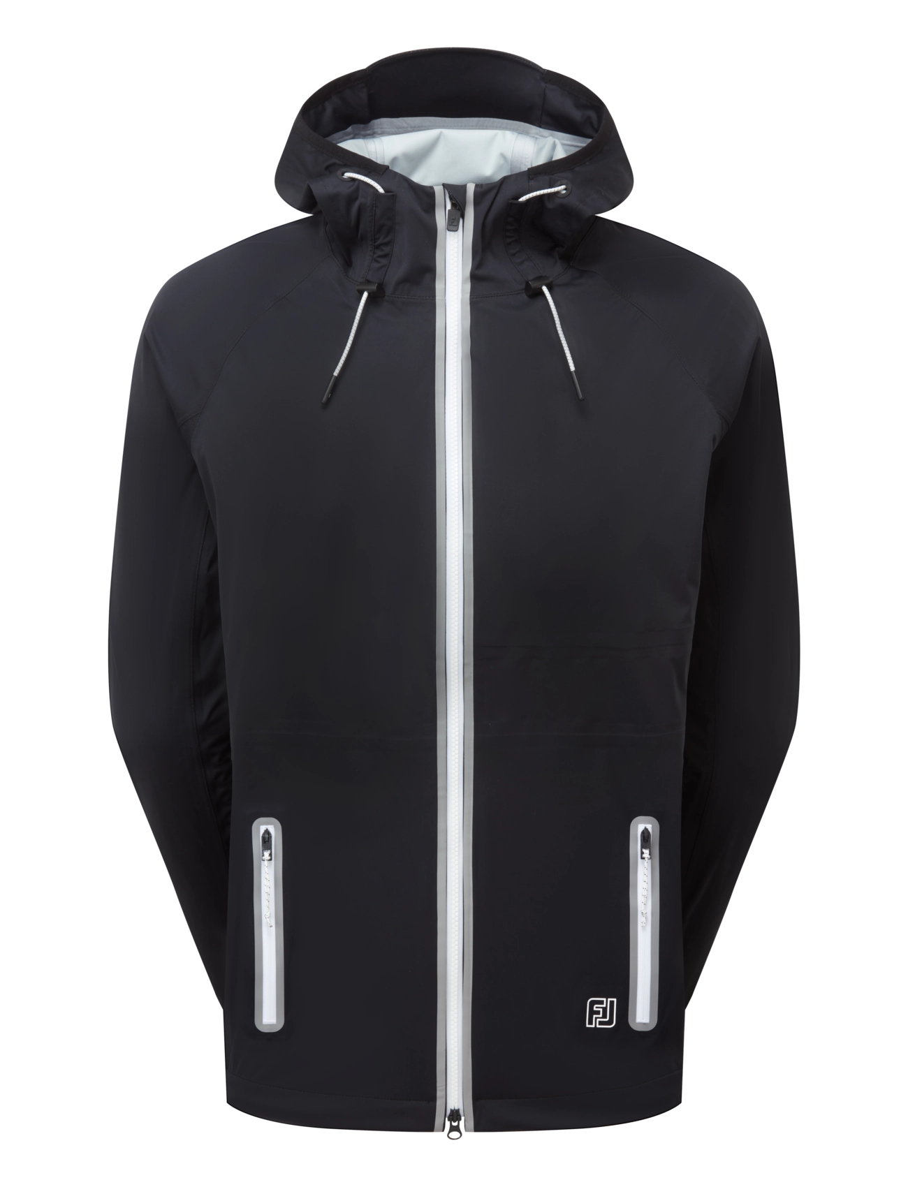 FootJoy HydroKnit Jacket - Tøj - BLACK / GREY / WHITE / black