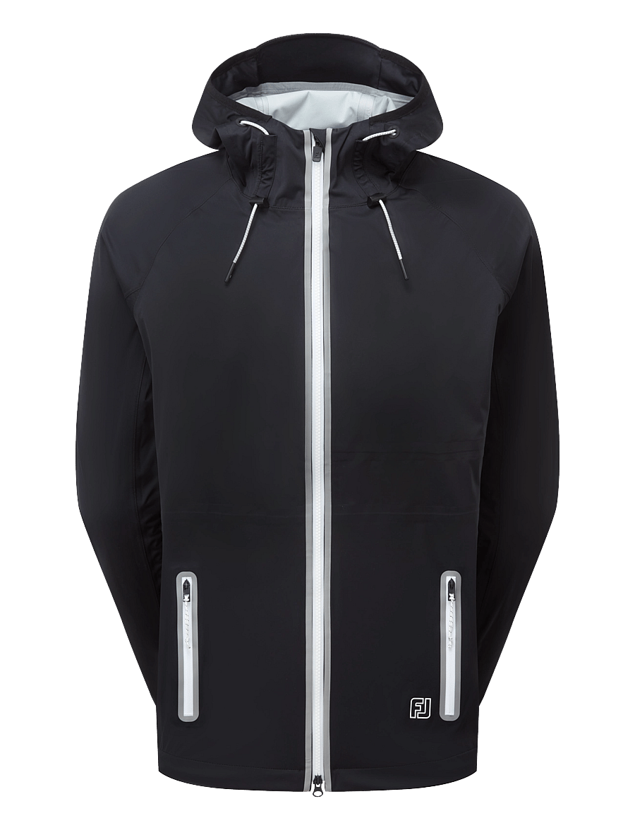FootJoy - HydroKnit Jacket - golfjakker - black / grey / white - 1