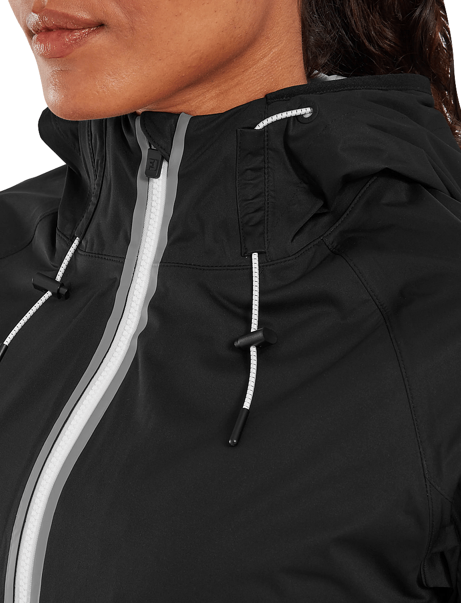FootJoy - HydroKnit Jacket - golfjakker - black / grey / white - 4