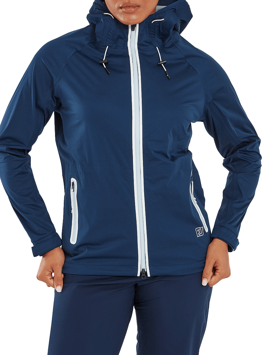 FootJoy - HydroKnit Jacket - golfjakker - navy / white / skyway - 0