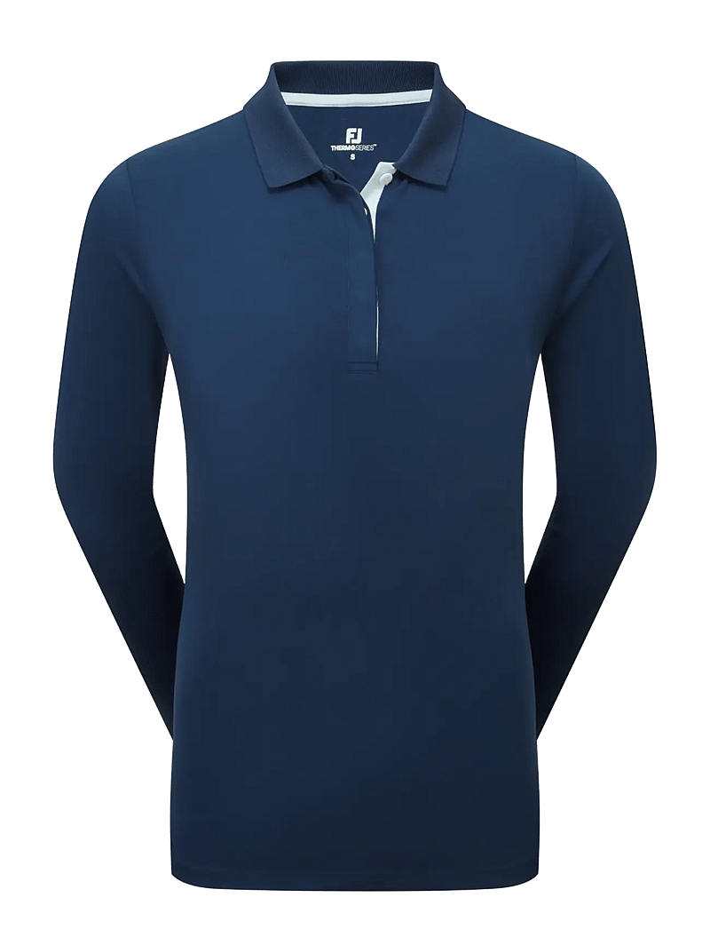 FootJoy - TS L/S Shirt - toppar & t-shirts - navy - 0