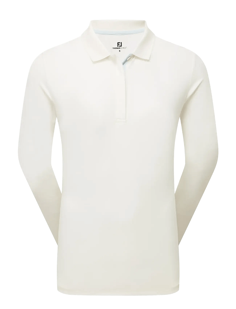FootJoy - TS L/S Shirt - alussärgid ja t-särgid - white - 0