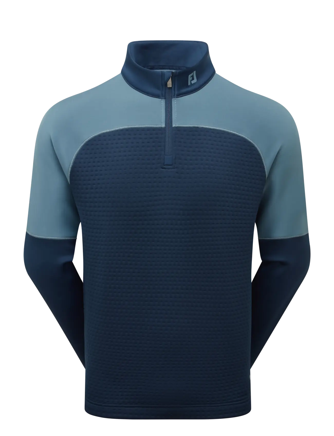 FootJoy TS Jacquard Midlayer - Kleidung - NAVY / SLATE / navy