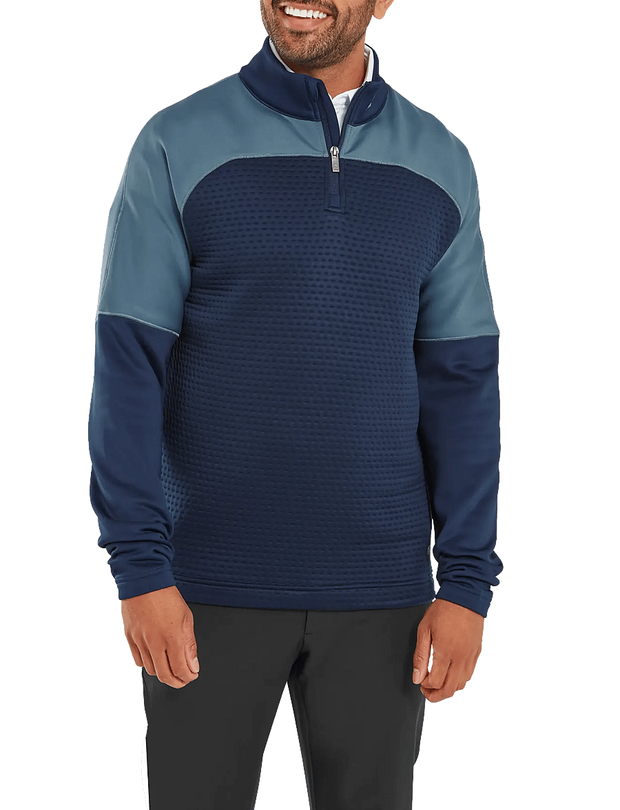 FootJoy - TS Jacquard Midlayer - navy / slate - 0