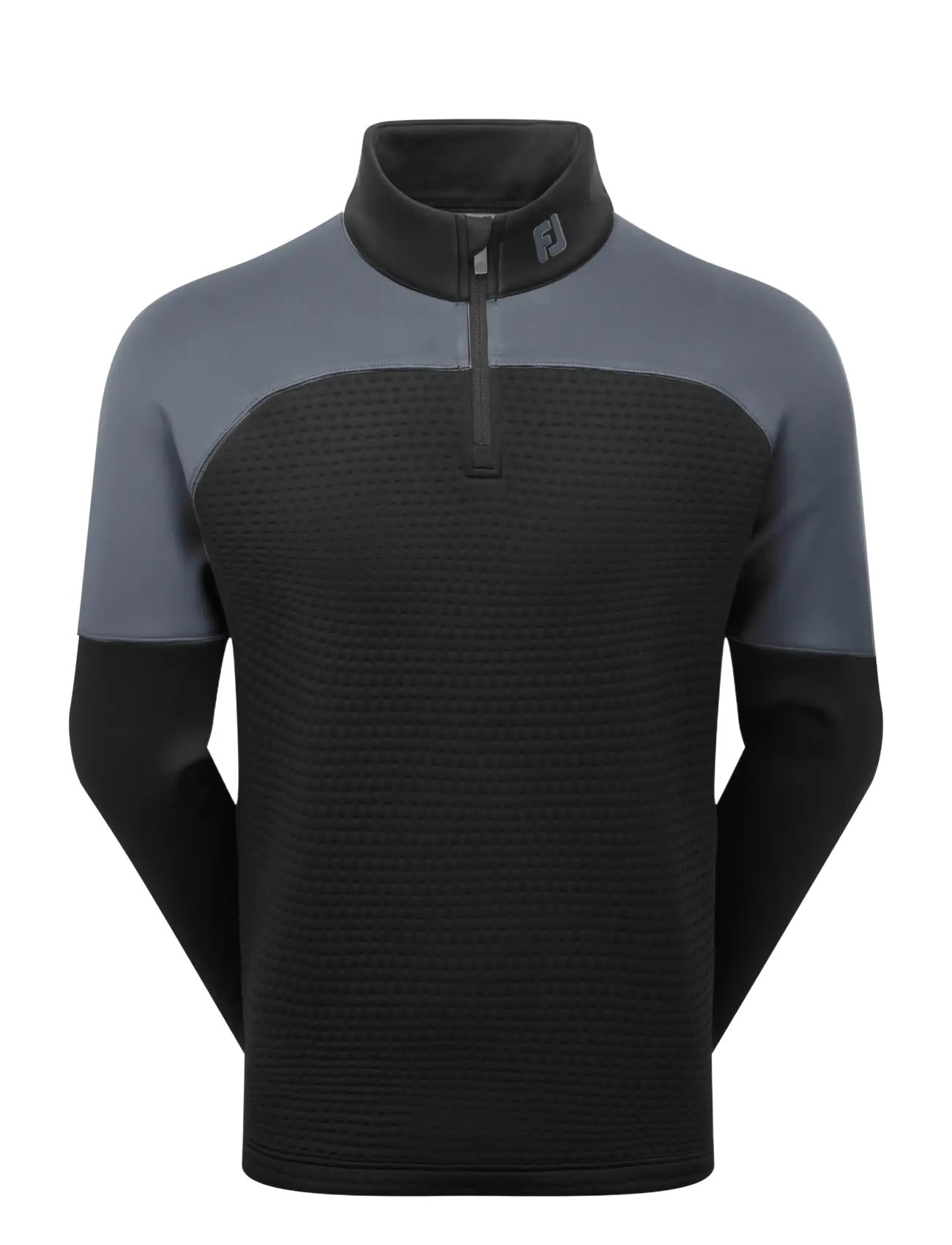 FootJoy TS Jacquard Midlayer - Kleidung - BLACK / CHARCOAL / black