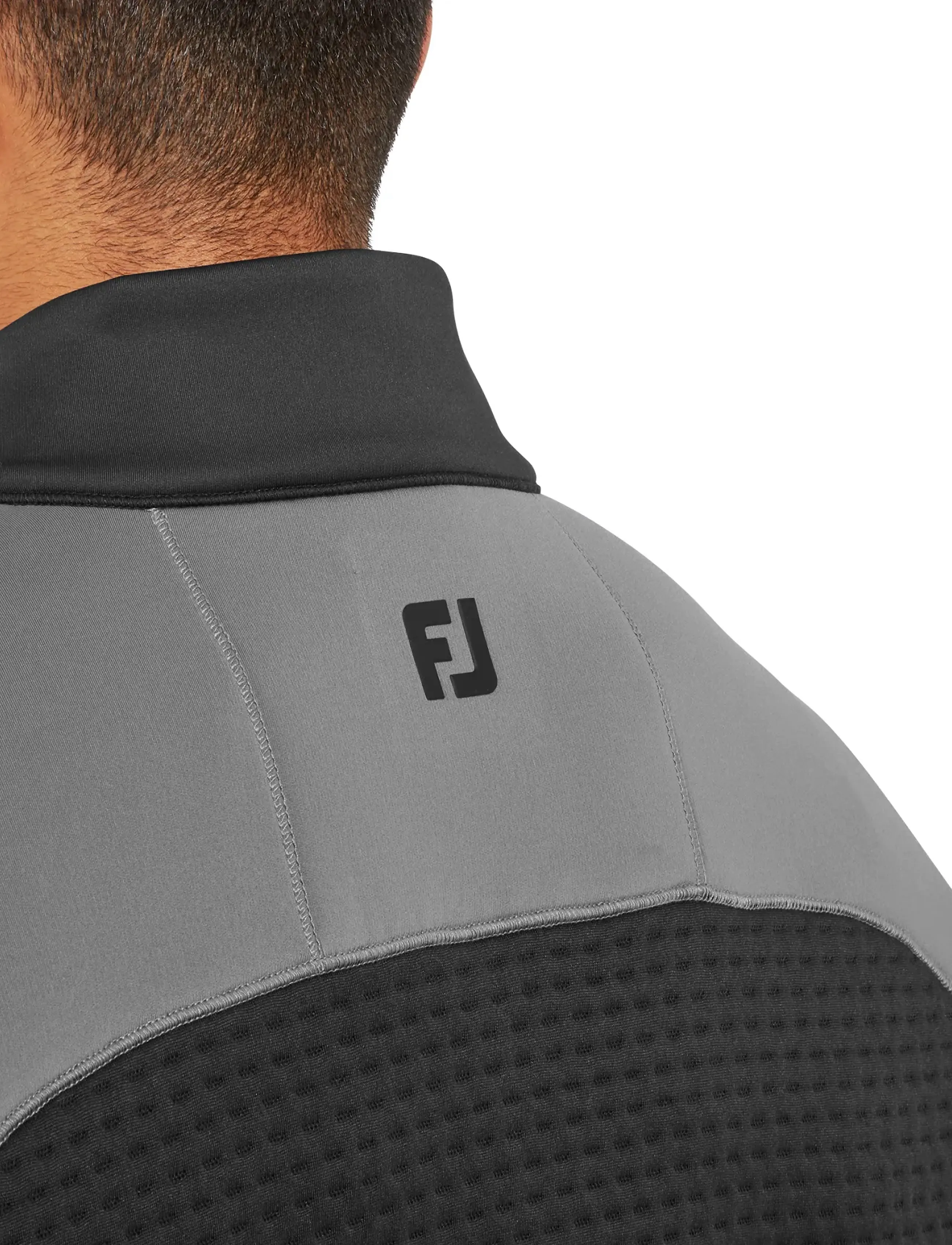 FootJoy - TS Jacquard Midlayer - fleece & midlayer - black / charcoal - 4
