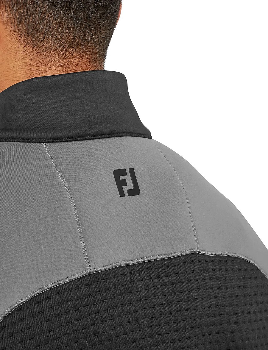 FootJoy - TS Jacquard Midlayer - fleece & midlayer - black / charcoal - 4