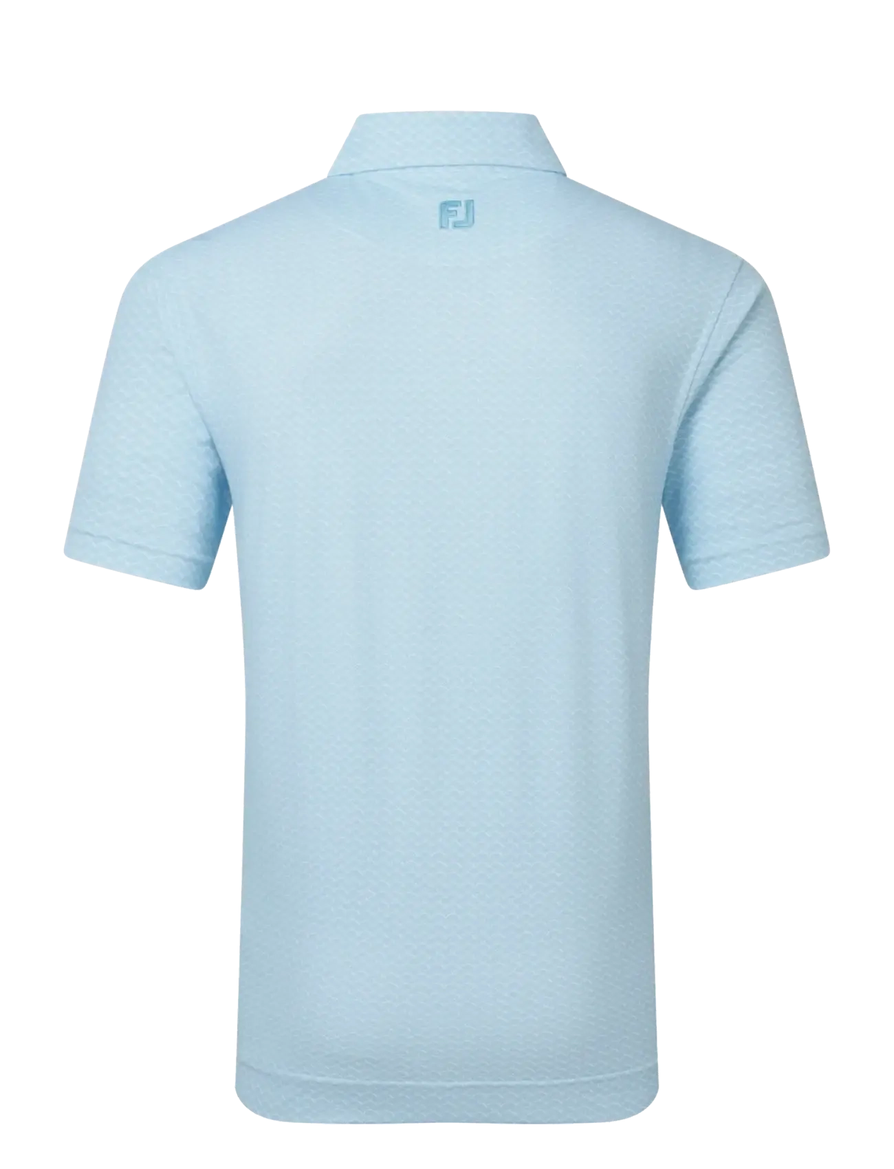 FootJoy - Scallop Geo Pique - toppar & t-shirts - blue reef - 2