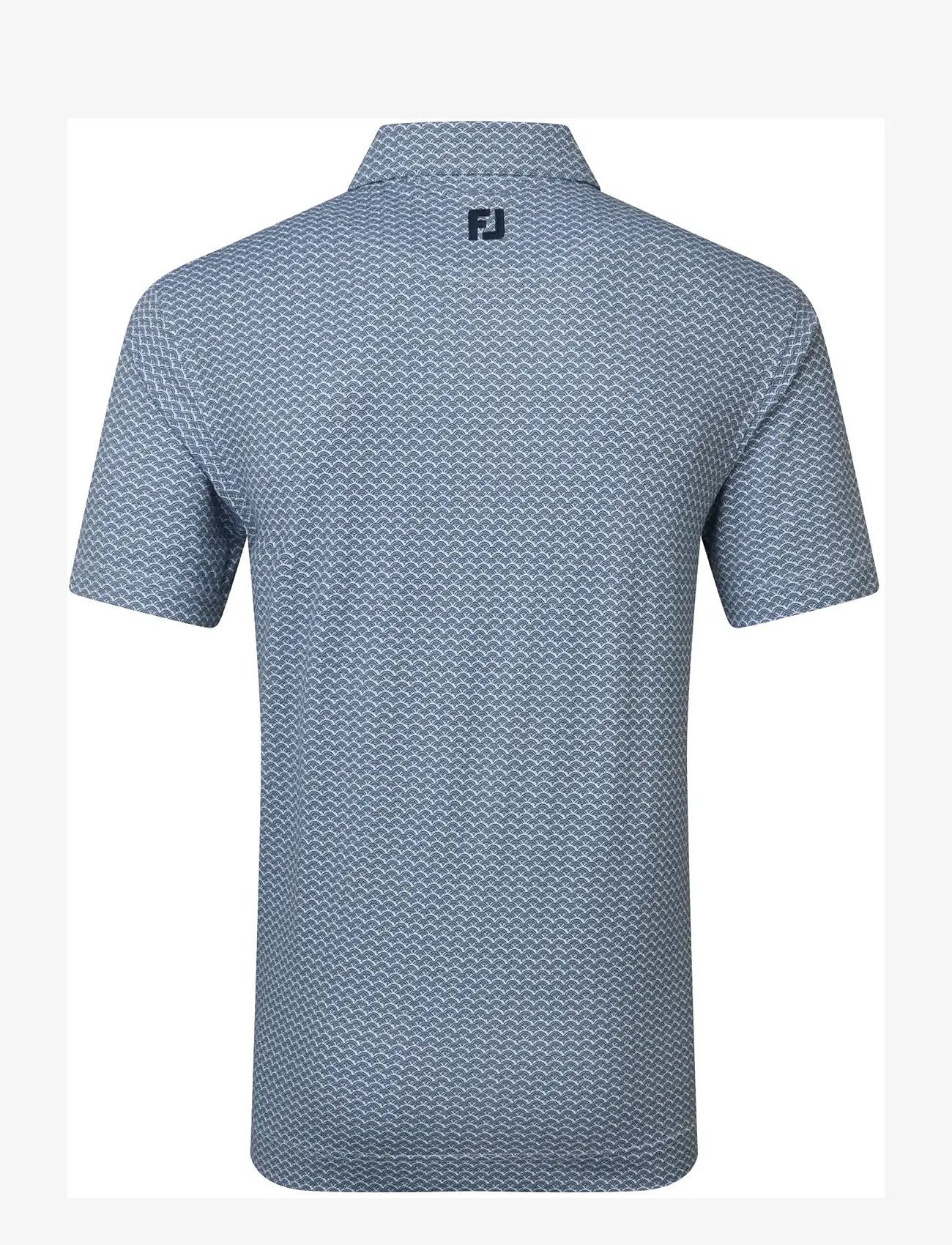 FootJoy - Scallop Geo Pique - alussärgid ja t-särgid - navy - 2