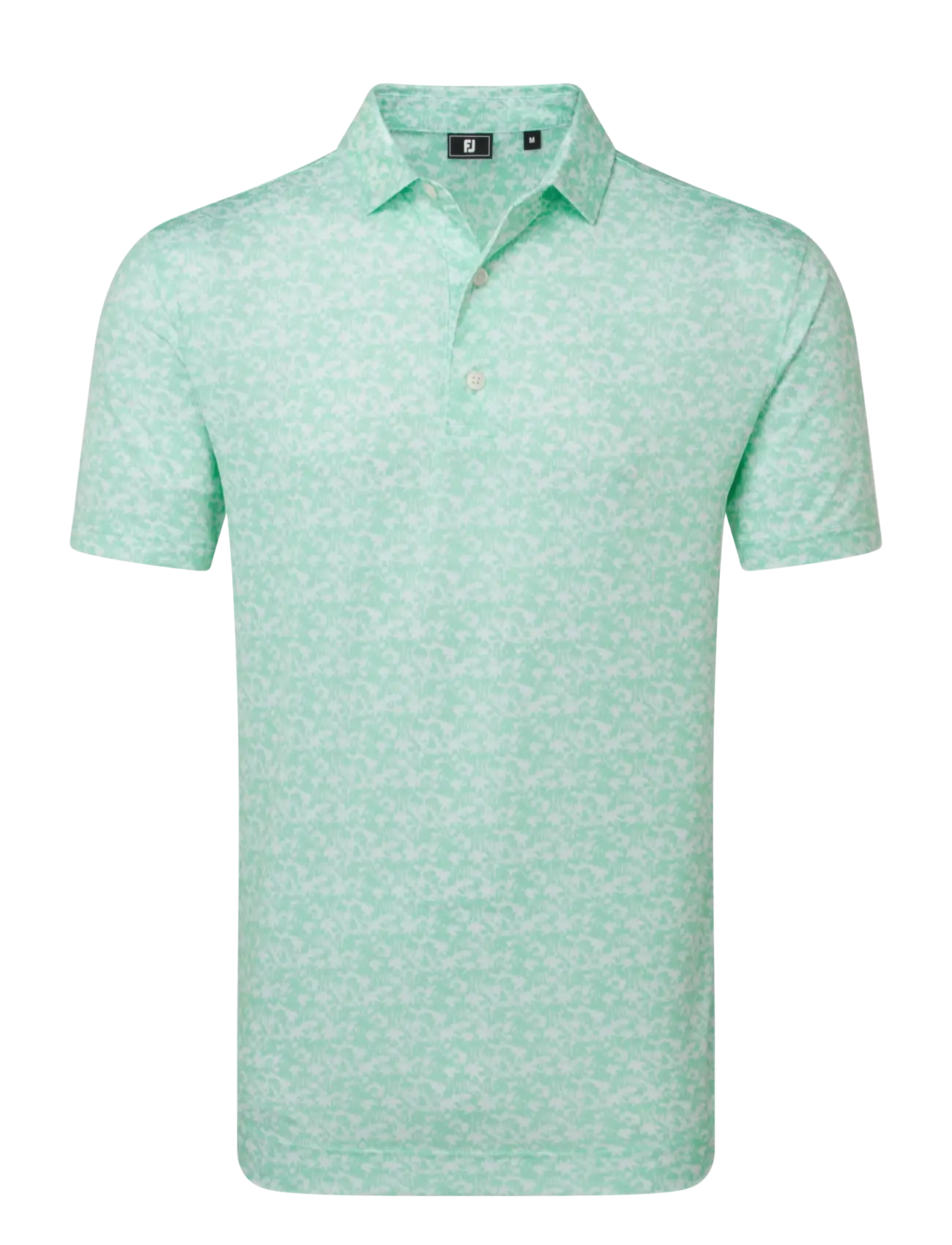 FootJoy Hidden Palm Print Lisle - Tänavastiil - SEA GLASS / WHITE / green
