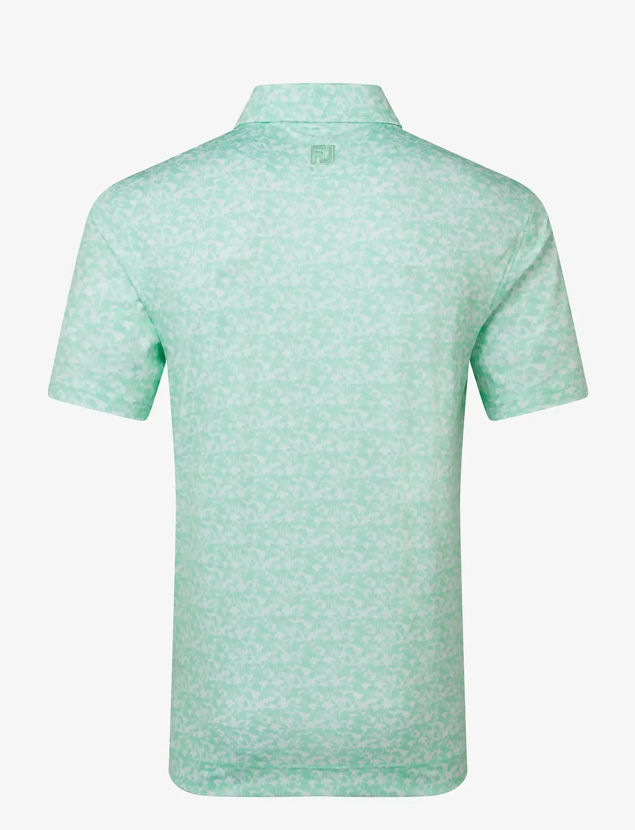 FootJoy - Hidden Palm Print Lisle - polos - sea glass / white - 2