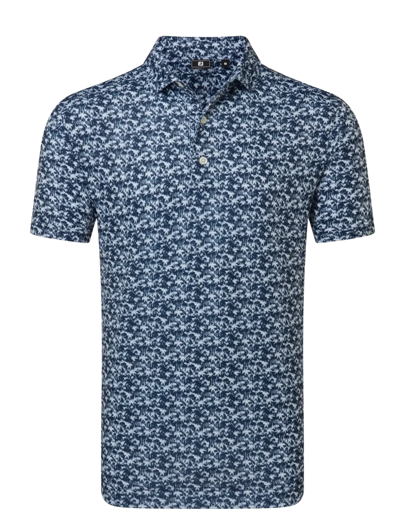 FOOTJOY Hidden Palm Print Lisle Navy - L - Herren