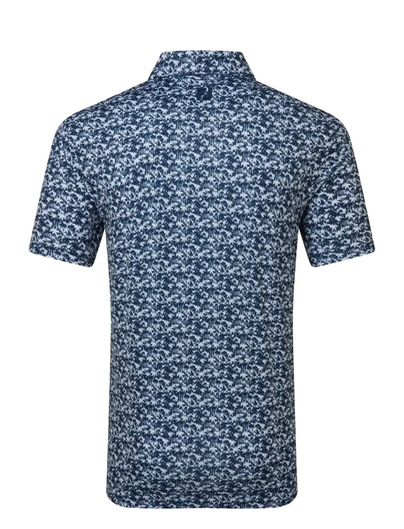 FootJoy - Hidden Palm Print Lisle - toppar & t-shirts - navy / white - 2