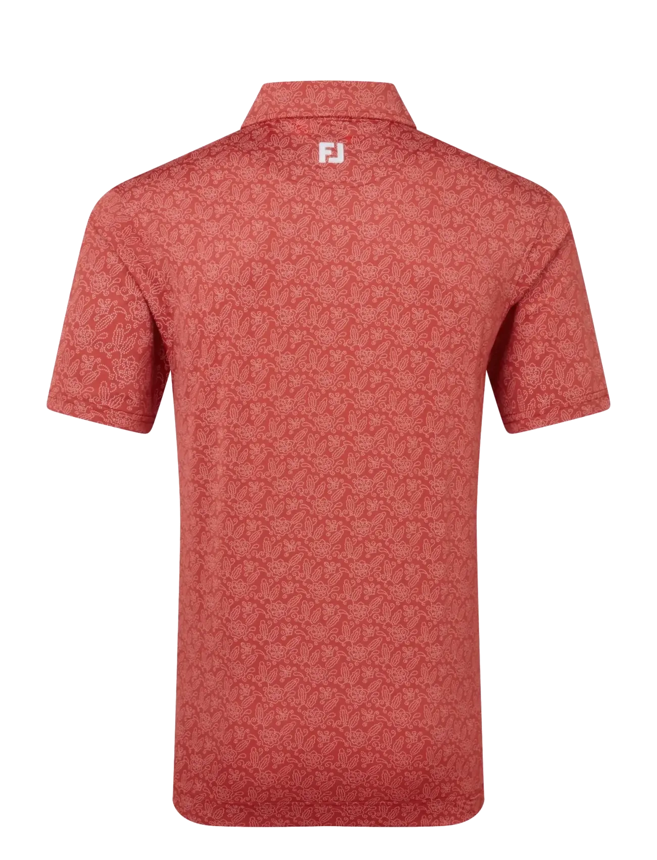 FootJoy - Wingtip Floral Lisle - oberteile & t-shirts - nantucket red / white - 2
