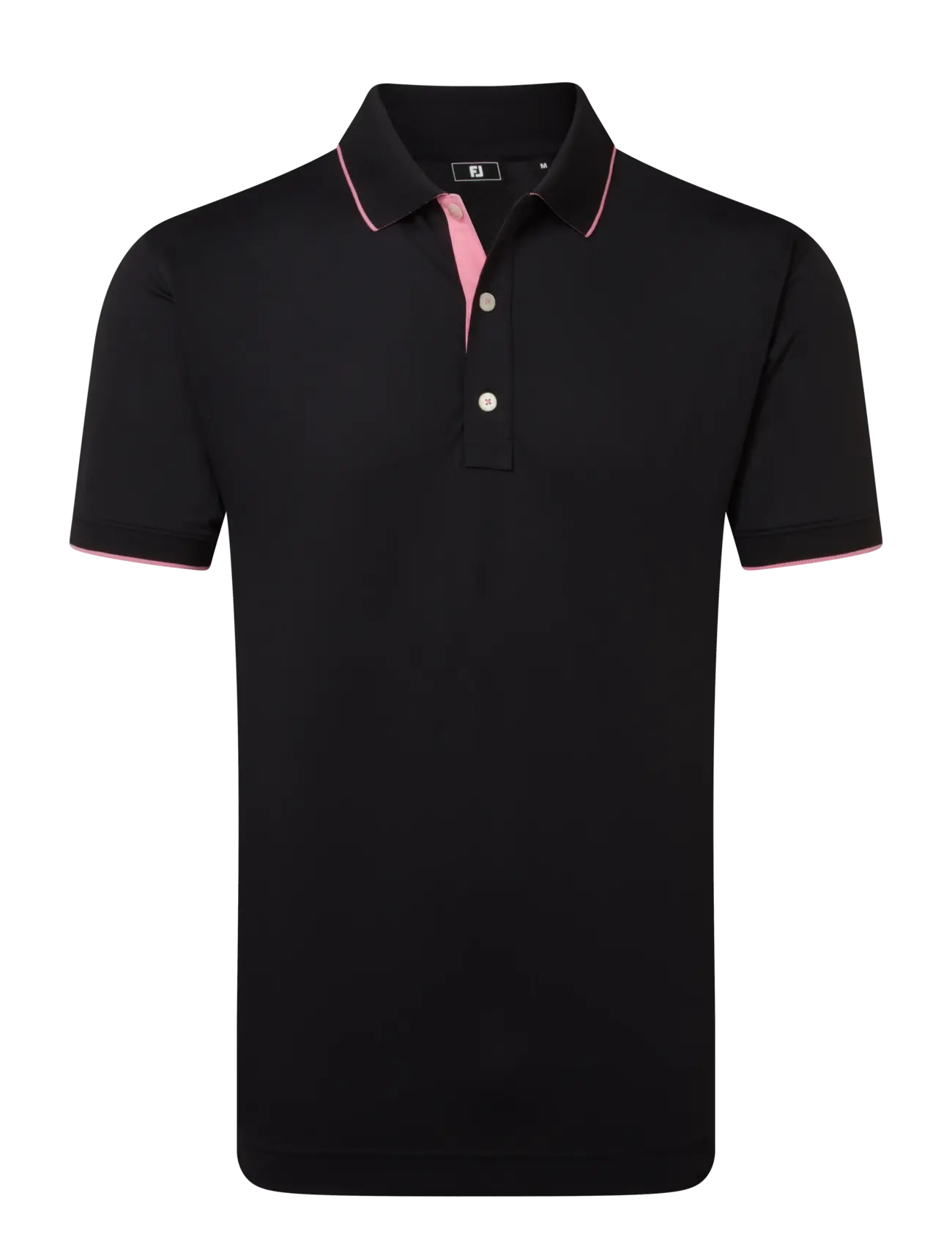 FootJoy FJ Wordmark Pique - Riided - BLACK / black