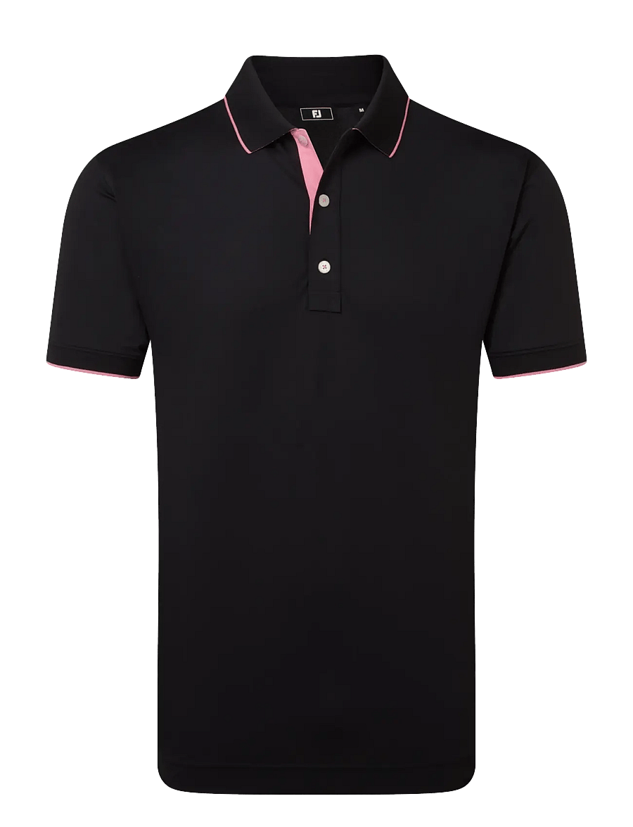 FootJoy - FJ Wordmark Pique - alussärgid ja t-särgid - black - 1
