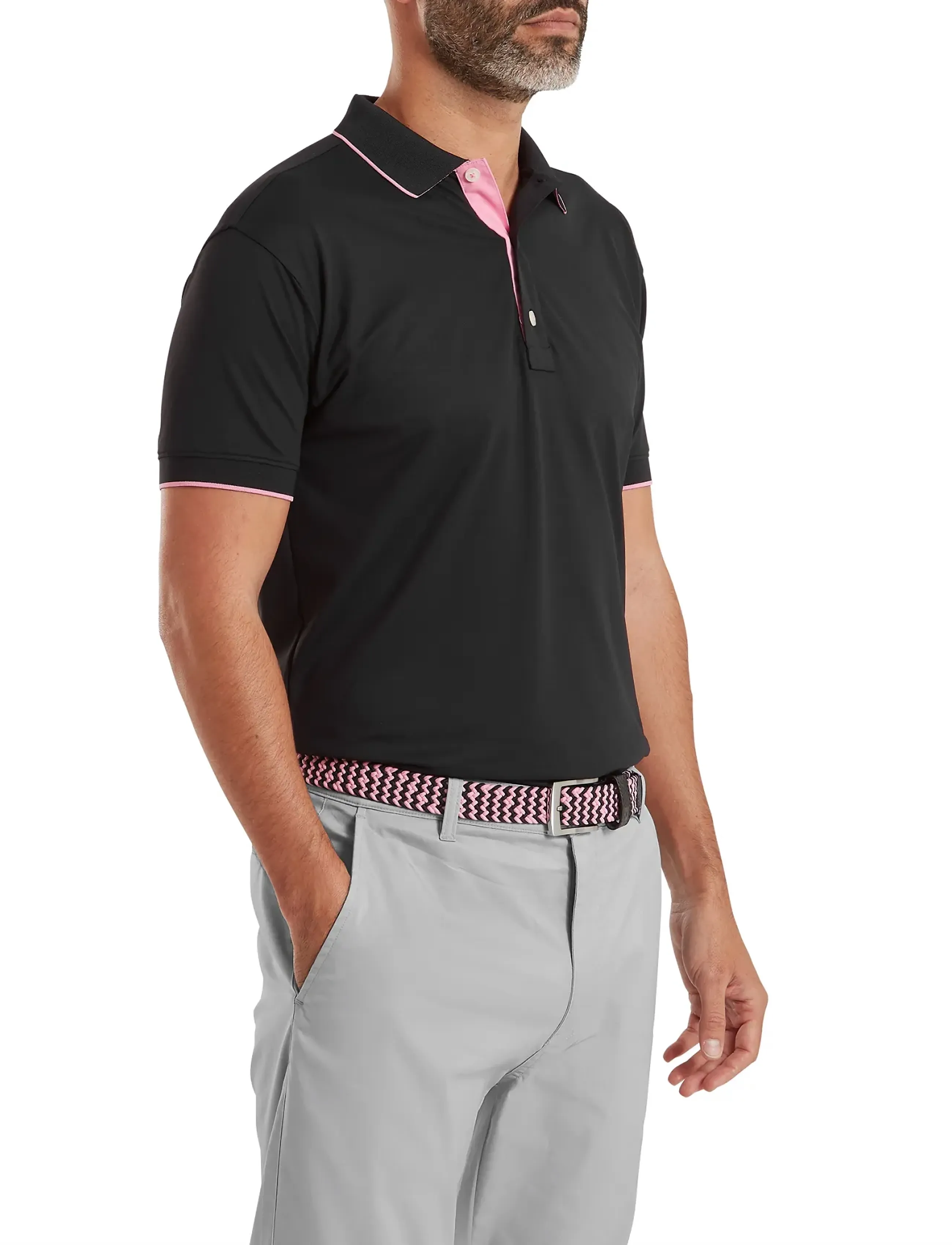 FootJoy - FJ Wordmark Pique - alussärgid ja t-särgid - black - 0
