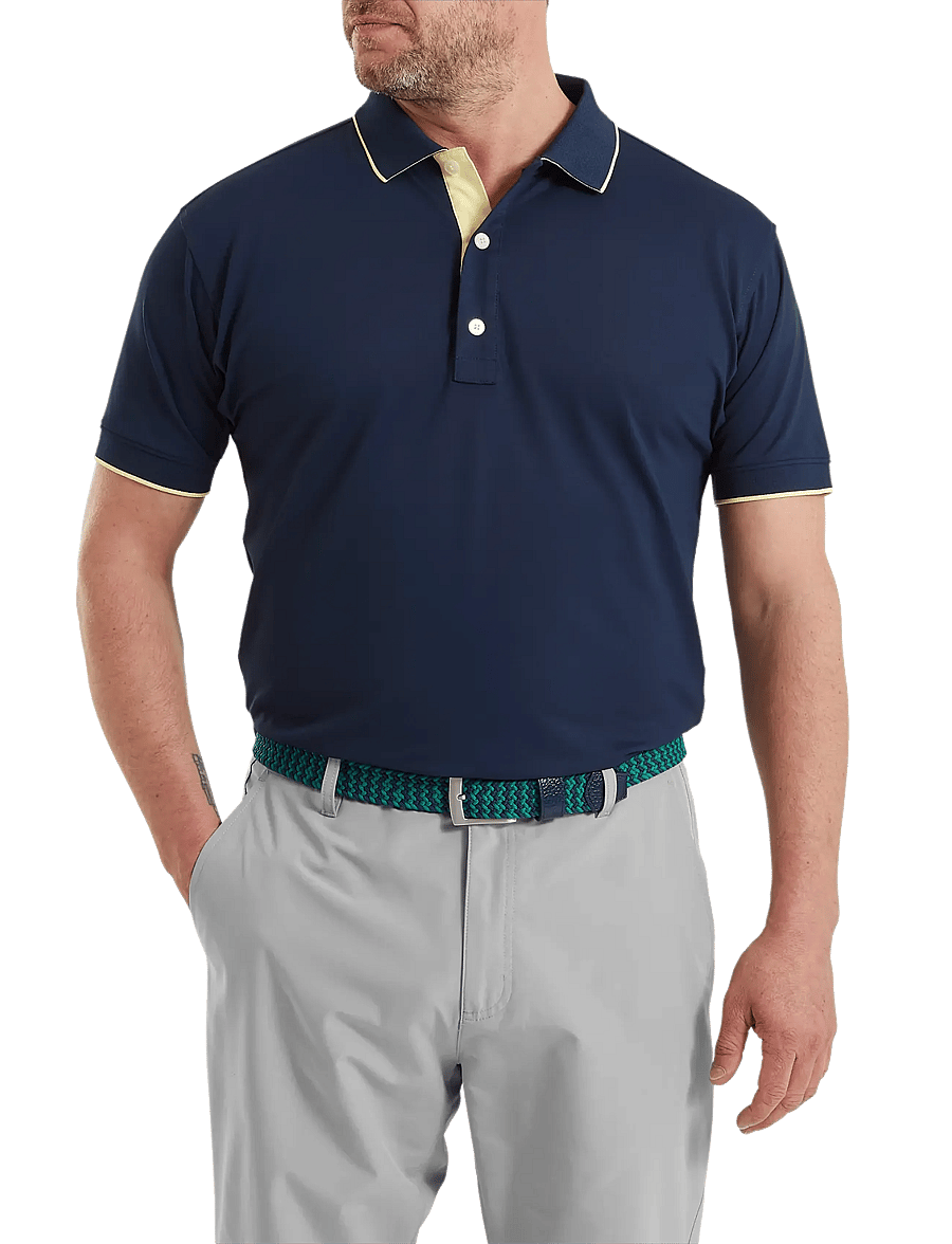 FootJoy - FJ Wordmark Pique - alussärgid ja t-särgid - navy - 0