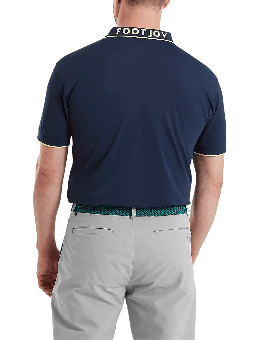 FootJoy - FJ Wordmark Pique - alussärgid ja t-särgid - navy - 3