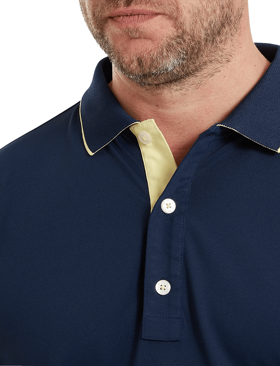 FootJoy - FJ Wordmark Pique - alussärgid ja t-särgid - navy - 4
