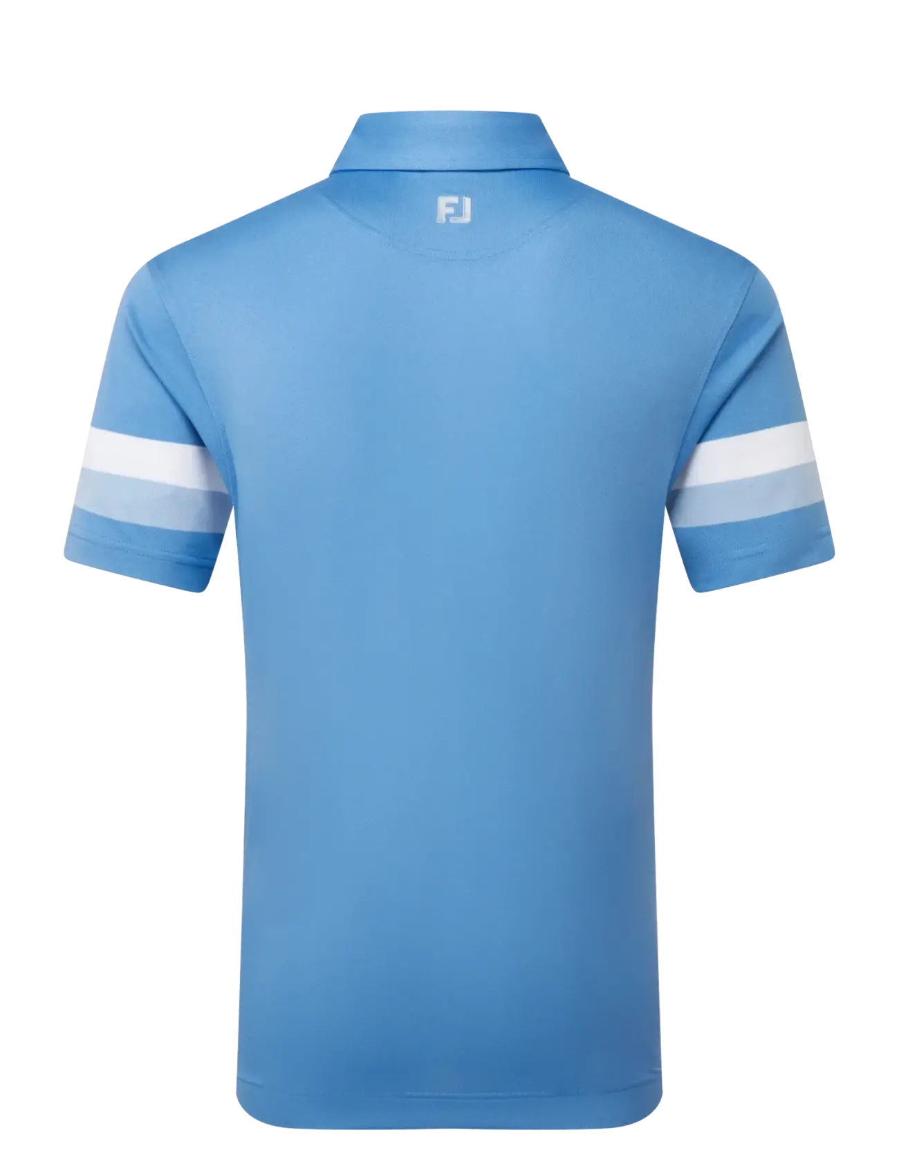 FootJoy - Sleeve Stripe Pique - toppar & t-shirts - coastal blue / chambray / white - 2