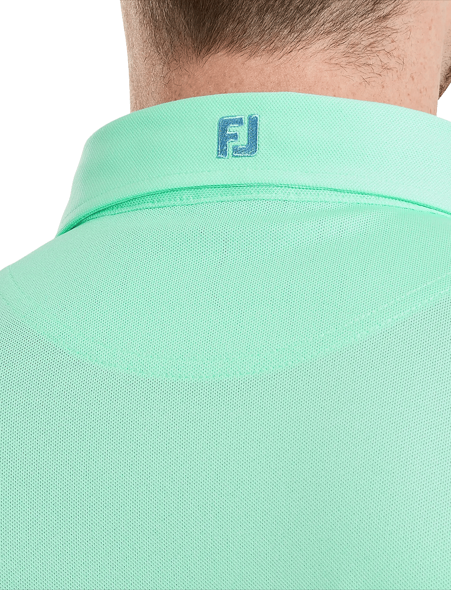 FootJoy - Stretch Pique Solid - piqueskjorter - sea glass - 4