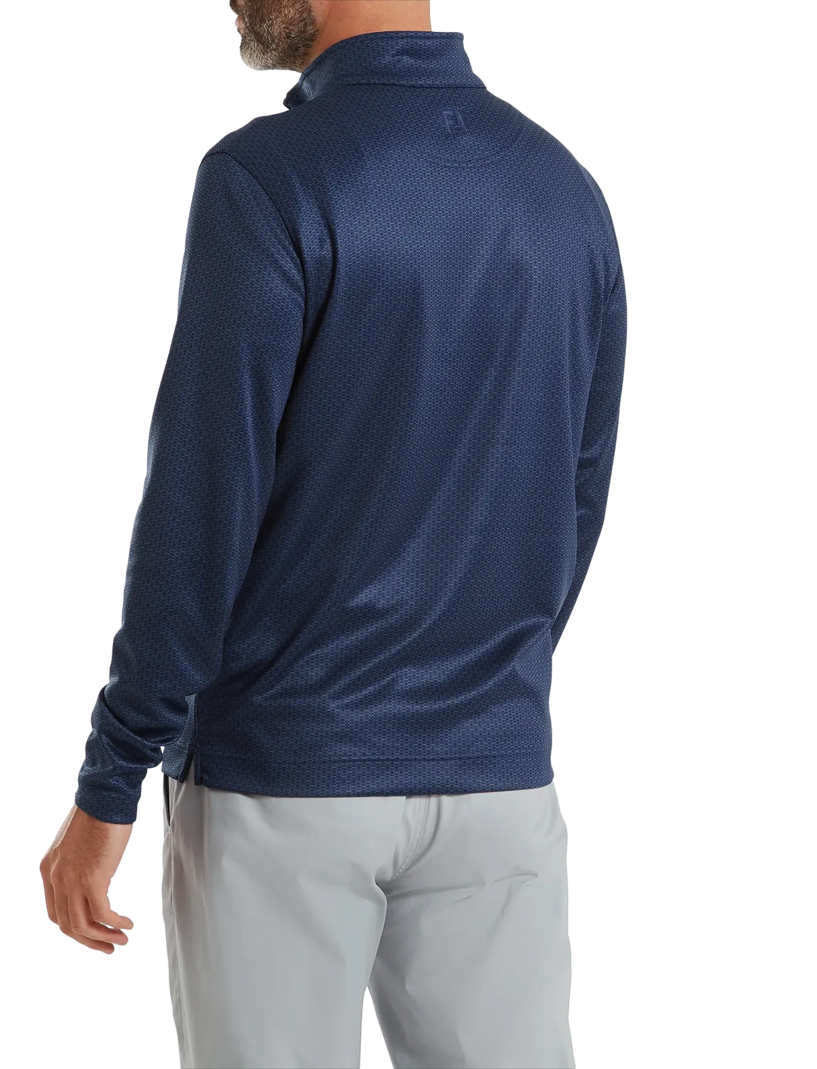 FootJoy - FJ Nautical Flag Tonal Chill-Out - kampsunid ja vahekihid - navy - 3