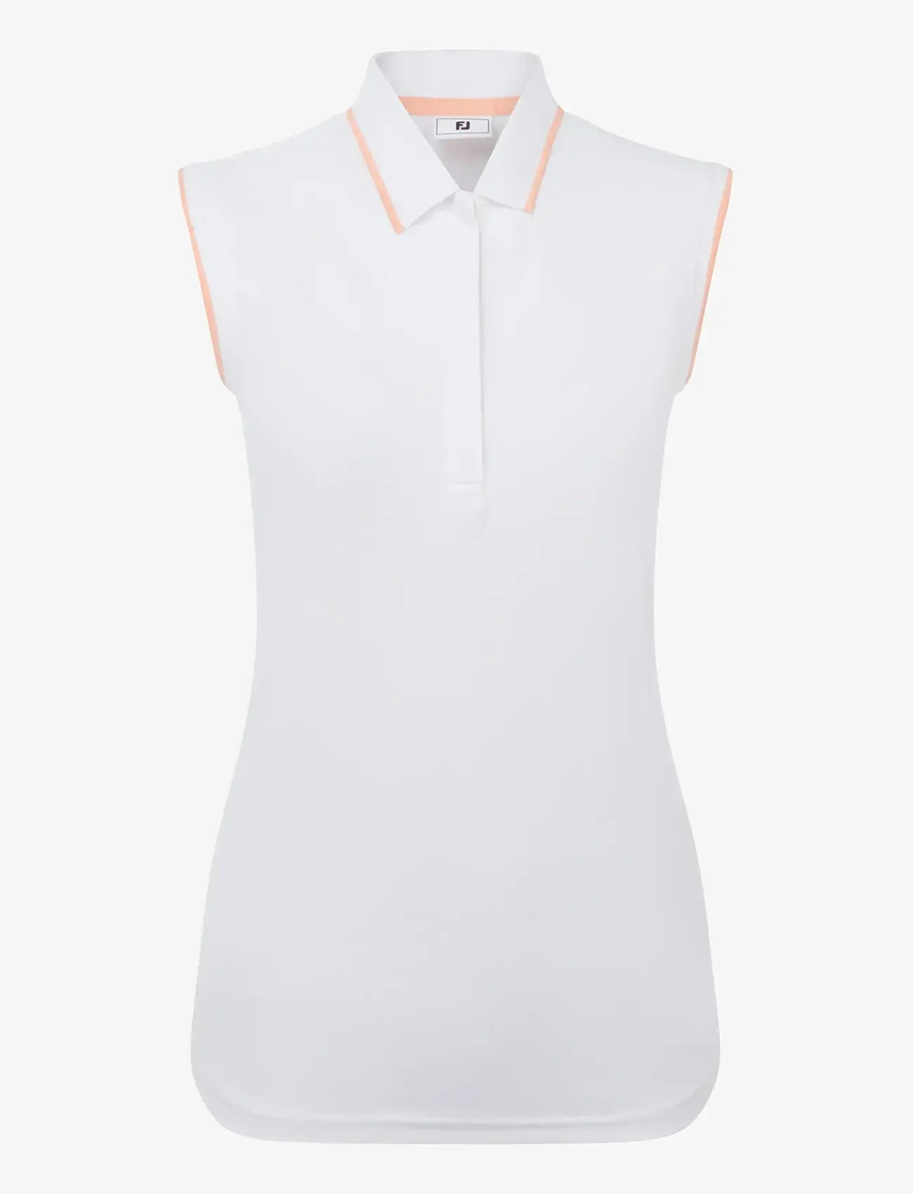 FootJoy - Sleeveless Polo - polos - white - 1
