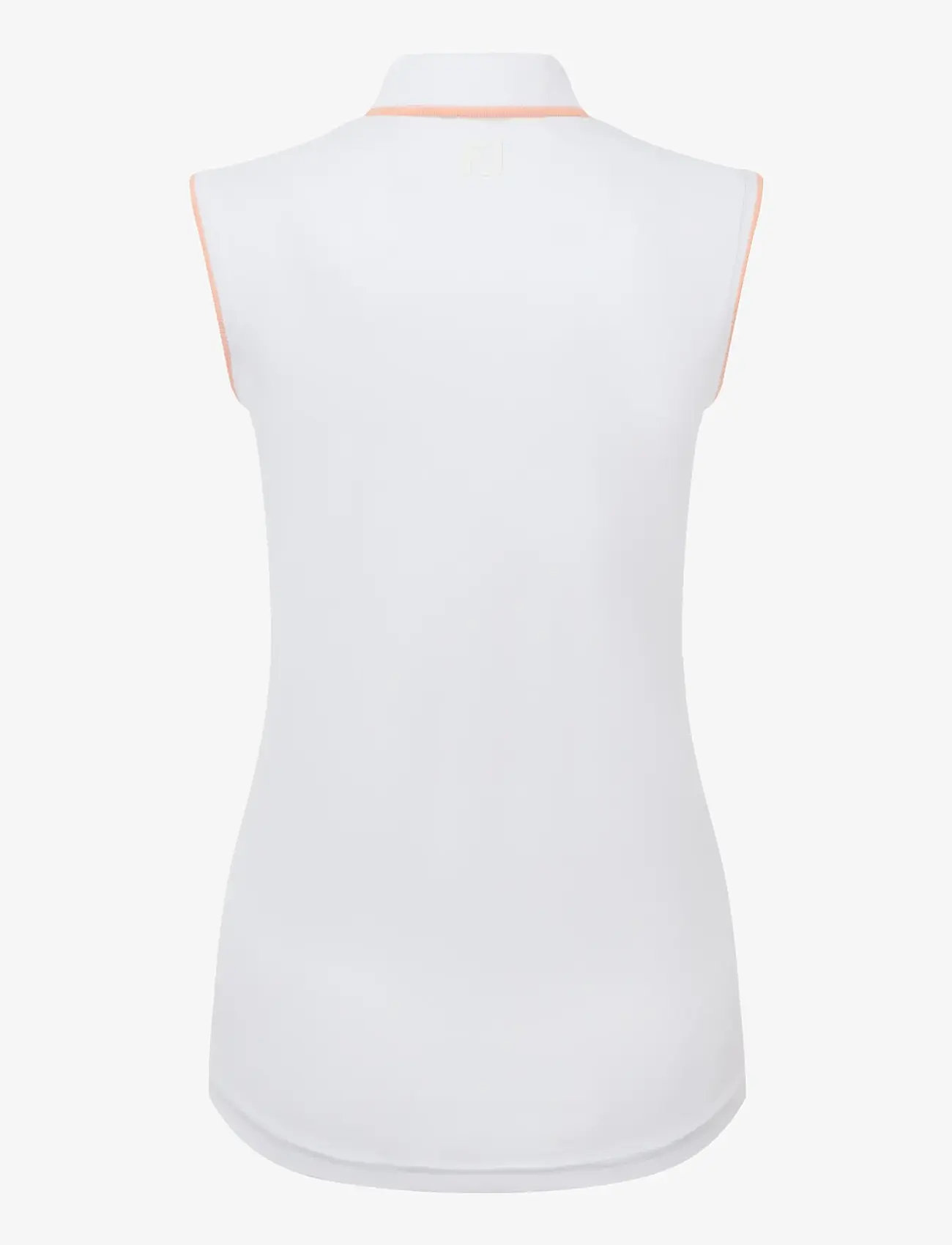 FootJoy - Sleeveless Polo - polos - white - 2