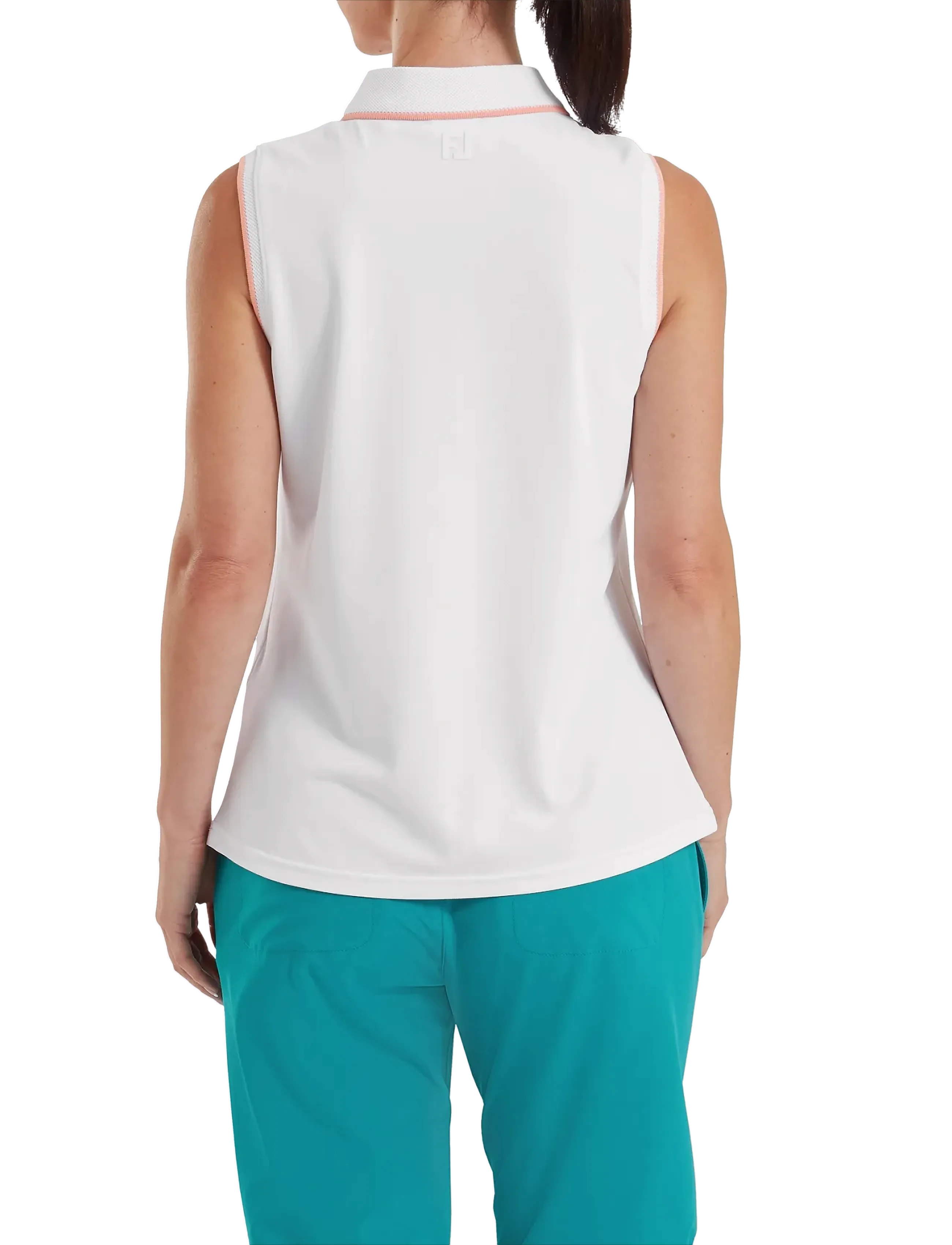 FootJoy - Sleeveless Polo - tops & t-shirts - white - 3