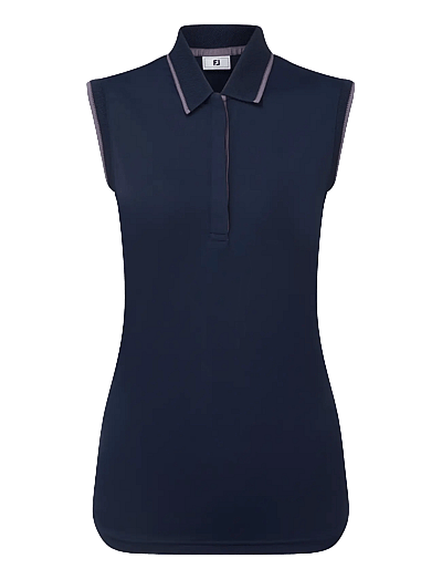 FootJoy Sleeveless Polo - Kleidung - NAVY / navy