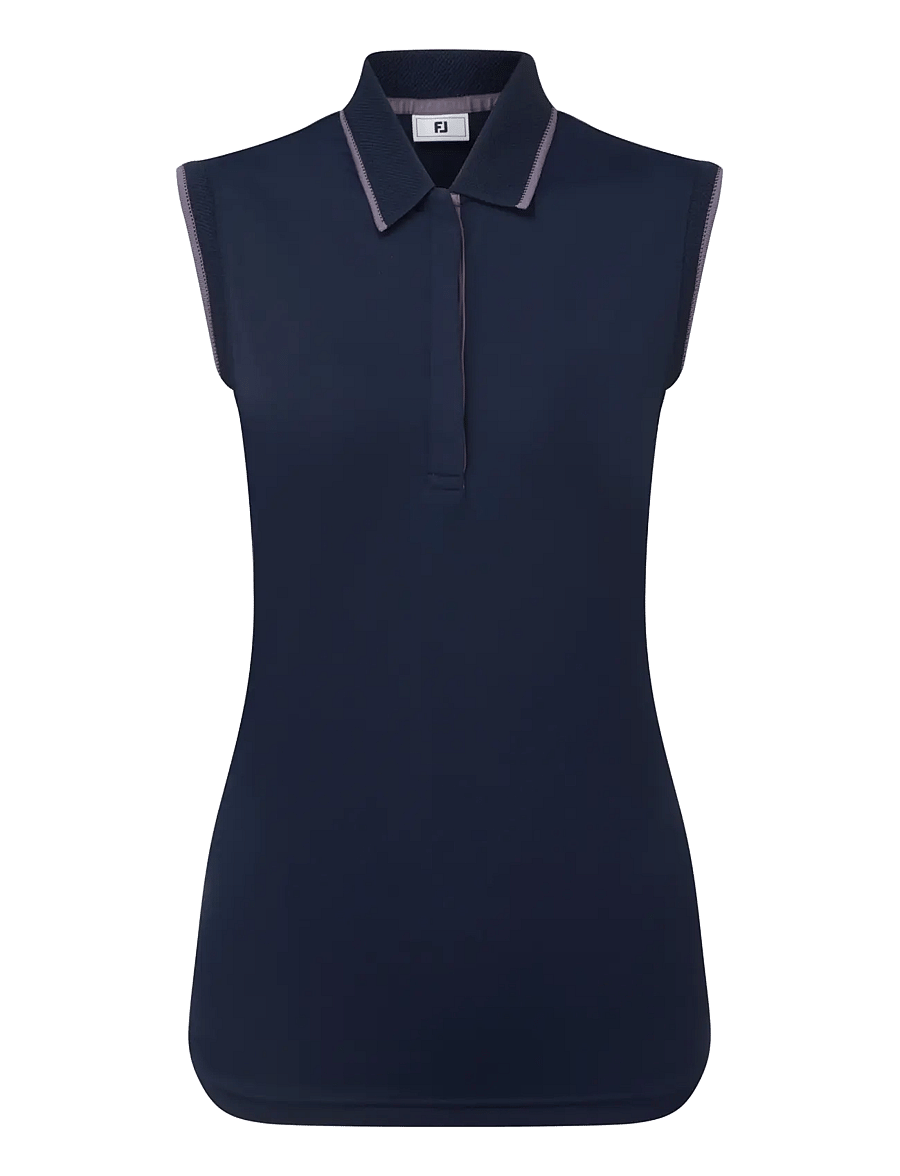 FootJoy - Sleeveless Polo - oberteile & t-shirts - navy - 1