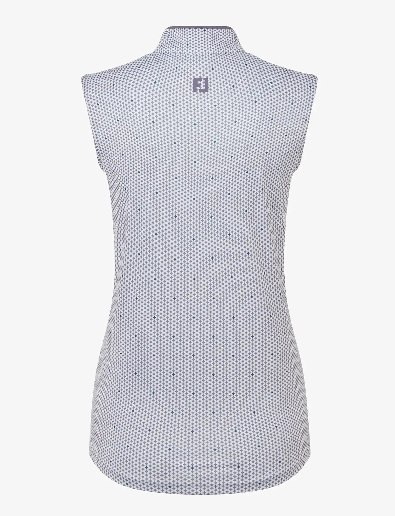 FootJoy - Zip Front Tank Printed - toppe & t-shirts - navy / white / dusty violet - 2