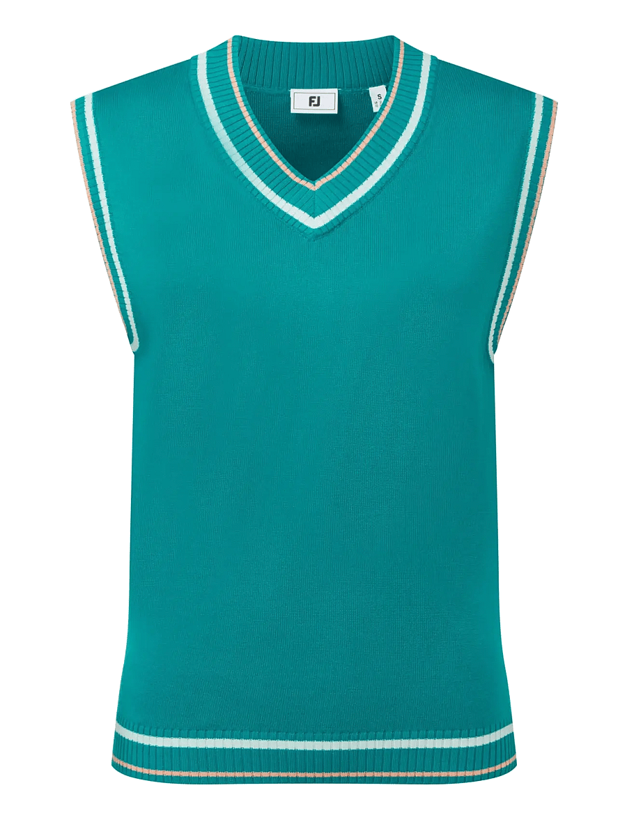 FootJoy - Sweater Tank - Õueriided - tile blue - 1