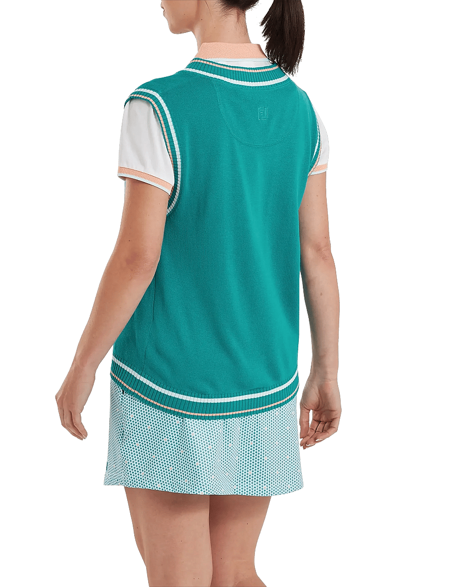 FootJoy - Sweater Tank - Õueriided - tile blue - 3