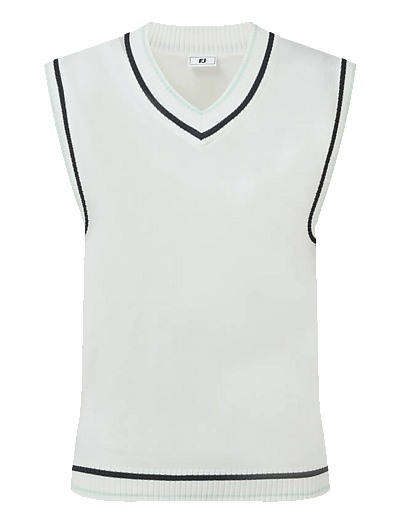 FootJoy Sweater Tank - Kleidung - WHITE / white